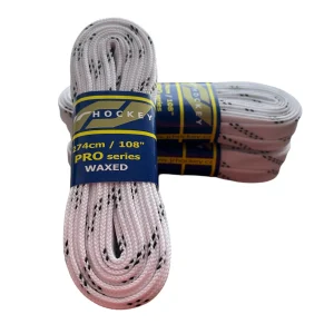 JR HOCKEY PRO SERIES WAXED SKATE LACES – 12MM