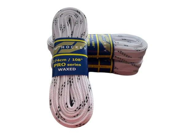 JR HOCKEY PRO SERIES WAXED SKATE LACES – 12MM