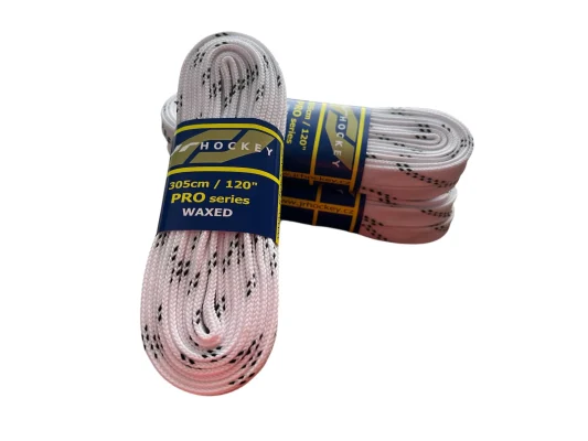 JR HOCKEY PRO SERIES WAXED SKATE LACES – 12MM